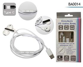 ECOUTEURS MAINS LIBRES TYPE C