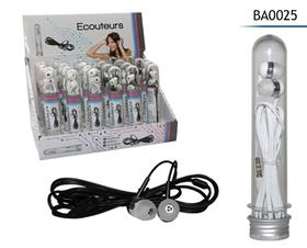 ECOUTEURS FILAIRES + TUBE