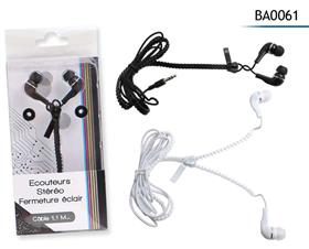 ECOUTEURS FERMETURE ECLAIR*