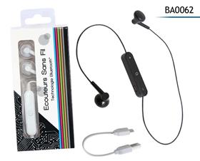 ECOUTEURS S.FIL/BLUETOOTH