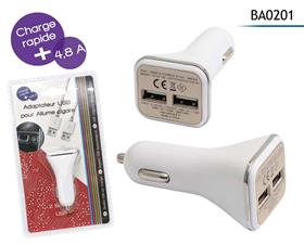 VOITURE DOUBLE ADAPTAT 4.8A