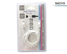 CABLE ETHERNET RJ45 1M CAT 5
