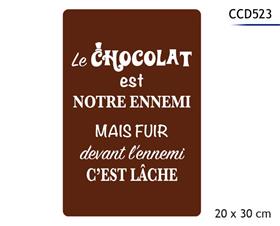 PLAQUE METAL 20X30CM*