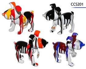 CHIEN POLYRESINE 19X13X18CM*