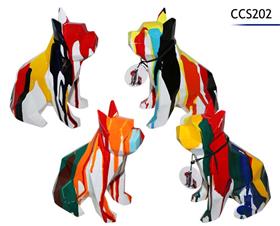 CHIEN POLYRESINE 18X15X10CM