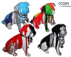 CHIEN POLYRESINE 20X13X20CM