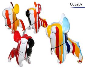 CHIEN POLYRESINE 18X13X25CM*