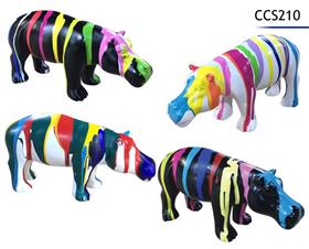 HIPPO POLYRESINE 23X11X11CM