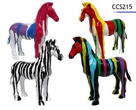 ZEBRE POLYRESINE 25X7X22CM*