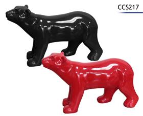 OURS POLYRESINE 21X8X16CM