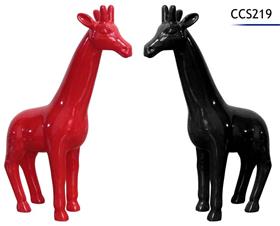 GIRAFE POLYRESINE 22X8X30CM