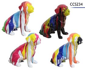 CHIEN POLYRESINE 25X15X24CM
