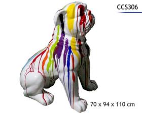 CHIEN POLYRESINE 70X94X110CM