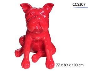 CHIEN POLYRESINE 77X89X100CM