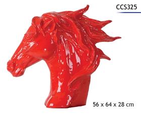 TETE DE CHEVAL POLY. 56X64X28C