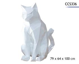 CHAT POLYRESINE 79X64X100CM