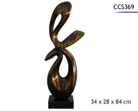 SCULPTURE ART DECO 34X28X84