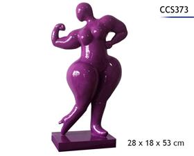 STATUE MODERNE FEMME 28X18X53
