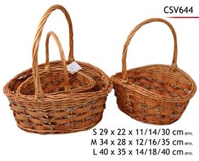 SET DE 3 PANIERS
