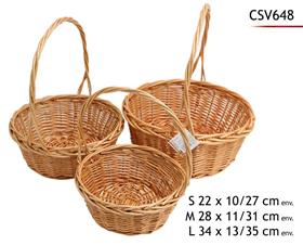 SET DE 3 PANIERS