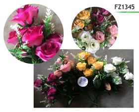 PIQUET ROSES OUVERTES 34CM