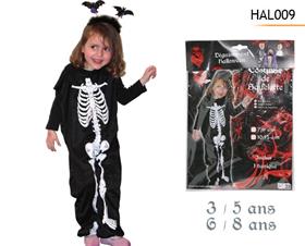 COSTUME ENFANT SQUELETTE*
