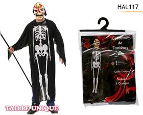 COSTUME ADULTE TUNIQUE SQUELET