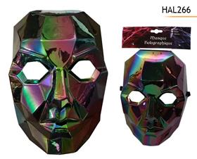 MASQUE HOLOGRAPHIQUE 25X17CM