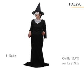 COSTUME ADULTE MORTICIA