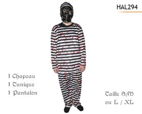 COSTUME ADULTE PRISONNIER