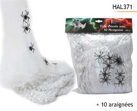 TOILE 500G GEANTE + 10 ARAIGNE