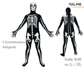 COSTUME ADULTE SQUELETTE