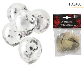 BALLONS ARAIGNEES X5PCES 30CM