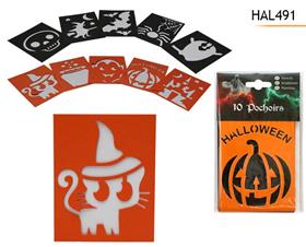 POCHOIRS HAL 10.5X9CM X 10PCES