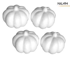 CITROUILLE POLY 6X4CM X4PCES