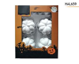 SUJET CITROUILLE PLATREX4 D6CM