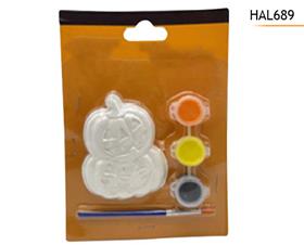 SUJET CITROUILLE PLATRE 6X8CM