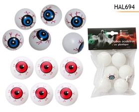 YEUX PLASTIQUE D3.7C X6PCES