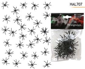MINI ARAIGNEES 24PCES 4CM*