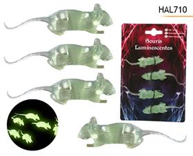 SOURIS PHOSPHORESCENTE 8CM X4