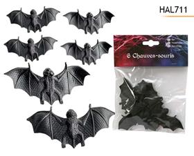 CHAUVES- x6  SOURIS 10CM