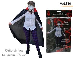 CAPE ADULTE DRACULA PLASTIC *