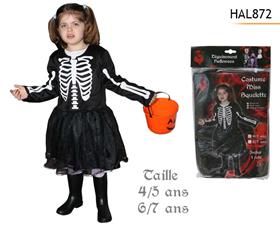 COSTUME ENFANT ROBE SQUELETTE