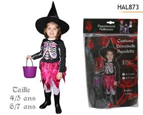 COSTUME ENFANT ROBE SQUELETTE