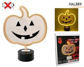 LAMPE NEON CITROUILLE 22X26.5