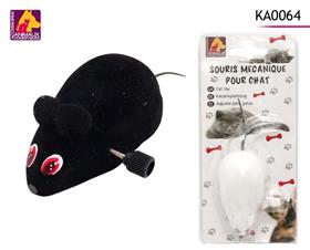 SOURIS MECANIQUE CHAT 10CM