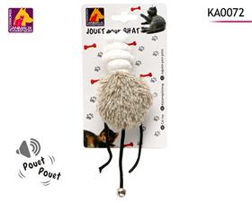 PELUCHE CHAT AVEC GRELOT 13CM