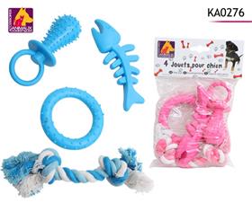 JOUETS POUR CHIEN SET 4PCES*
