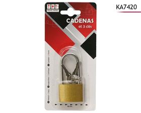 CADENAS LONG 40 MM + 3 CLES