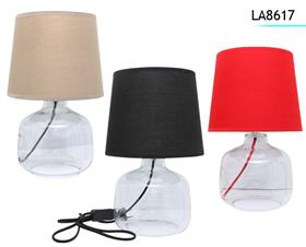 LAMPE VERRE 36CM